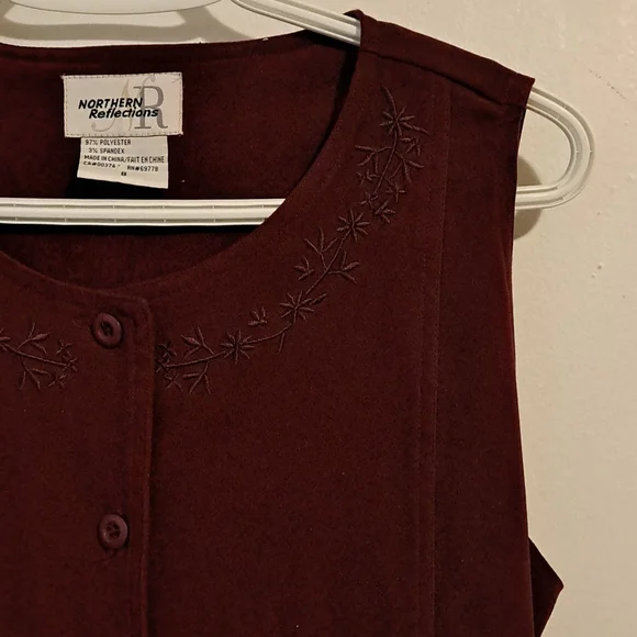 Vintage Northern Reflection button down dress - Picture 1 of 6